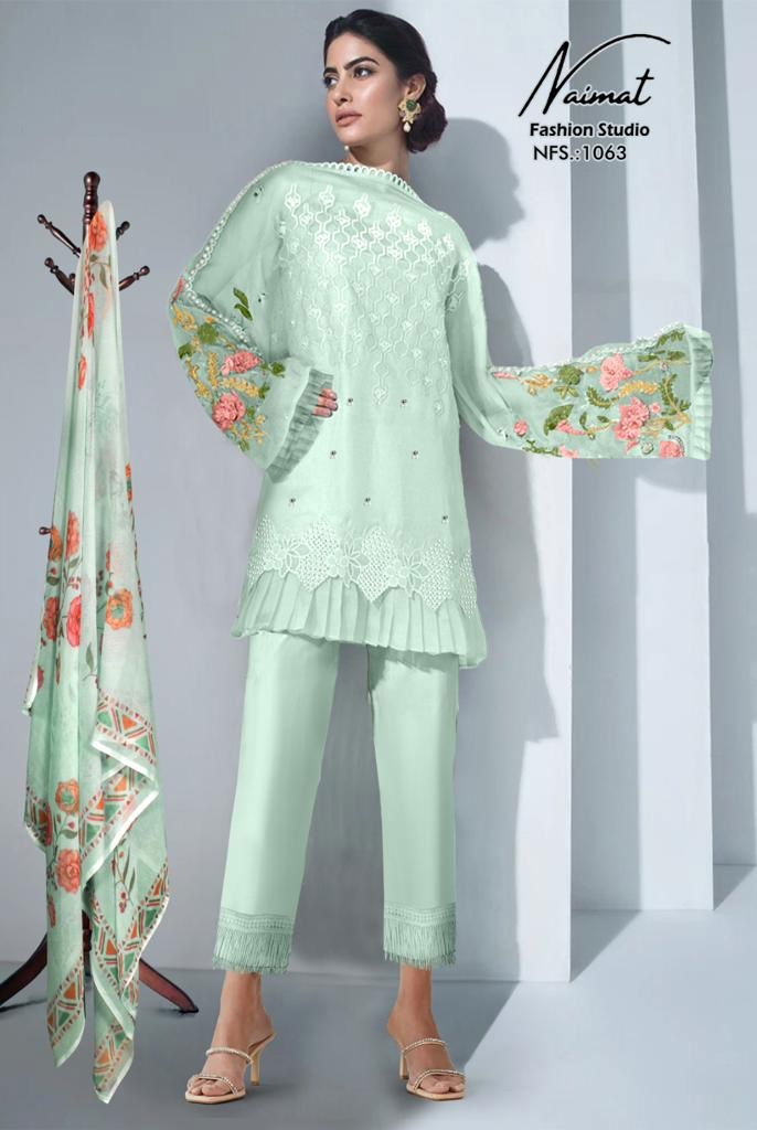 Naimat Fashion Studio 1063 Readymade Pakisatni Suit Collection
